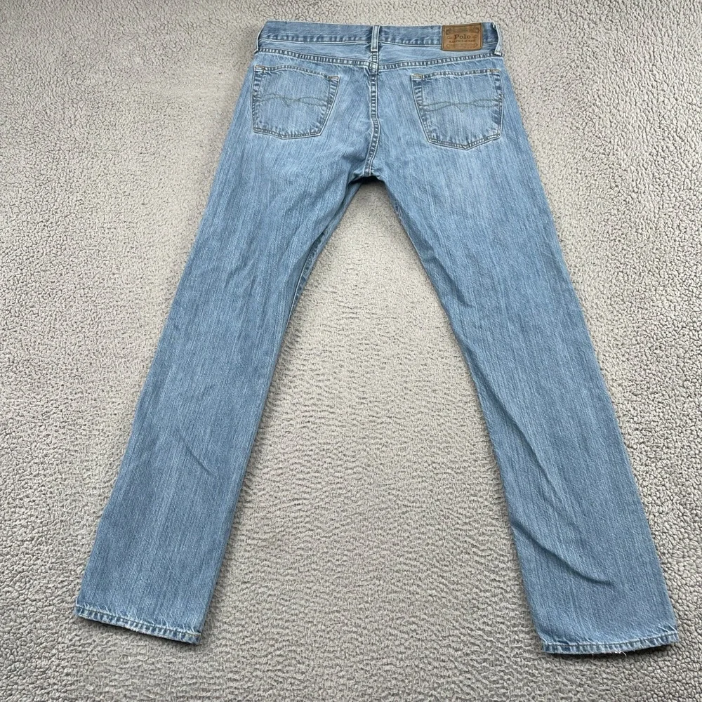 Polo Ralph Lauren Jeans Mens 34/34 Blue Varick Slim Straight Denim Pants